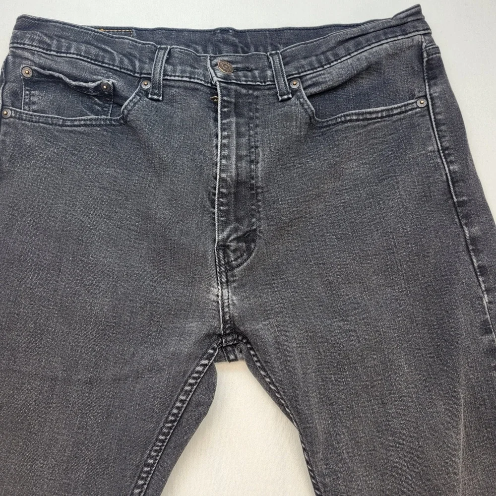 Levi's‎ 506 Straight Leg Jeans Mens 36x30 Black Faded Denim